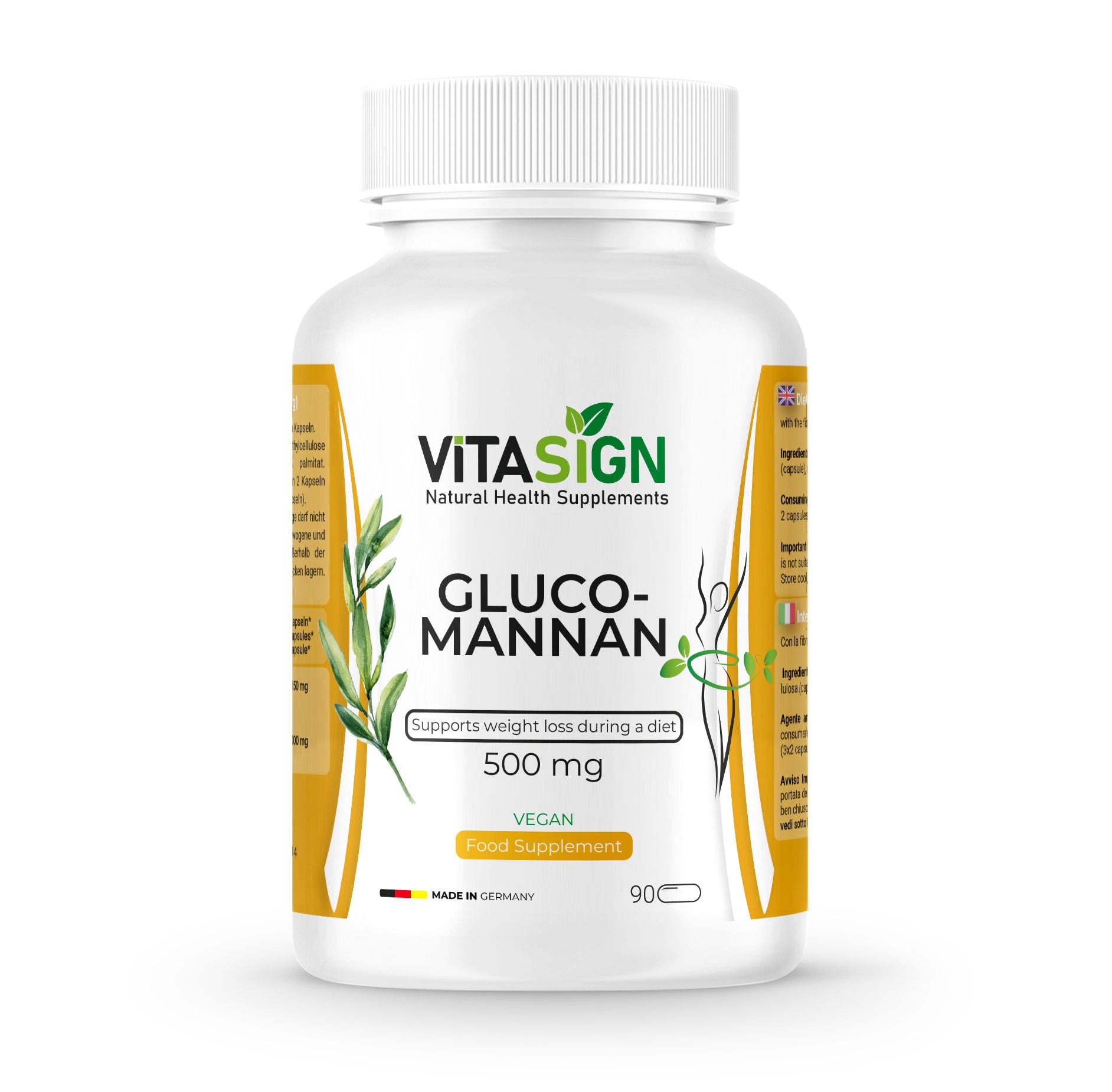 Glucomannan - Natural Konjac Root Fiber Supplement