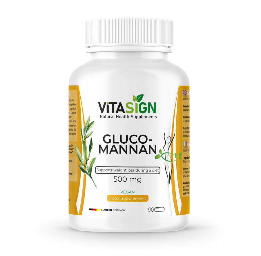 Glucomannan - Natural Konjac Root Fiber Supplement