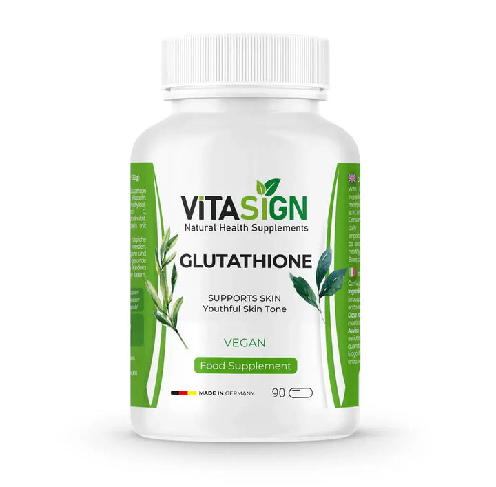 VITASIGN Glutathione, Vegan Capsules, 90 Count Supports Skin & vitasign VITASIGN Glutathione, Vegan Capsules, 90 Count Supports Skin & vitasign