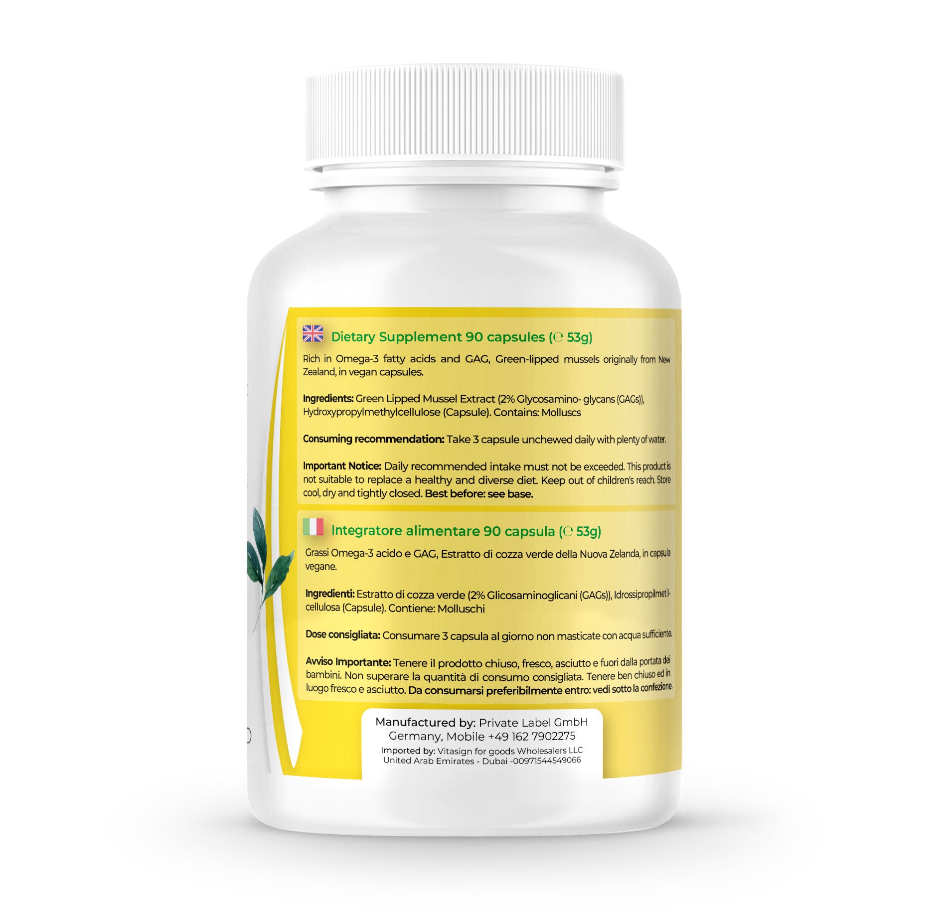 Green-Lipped Mussel Supplement