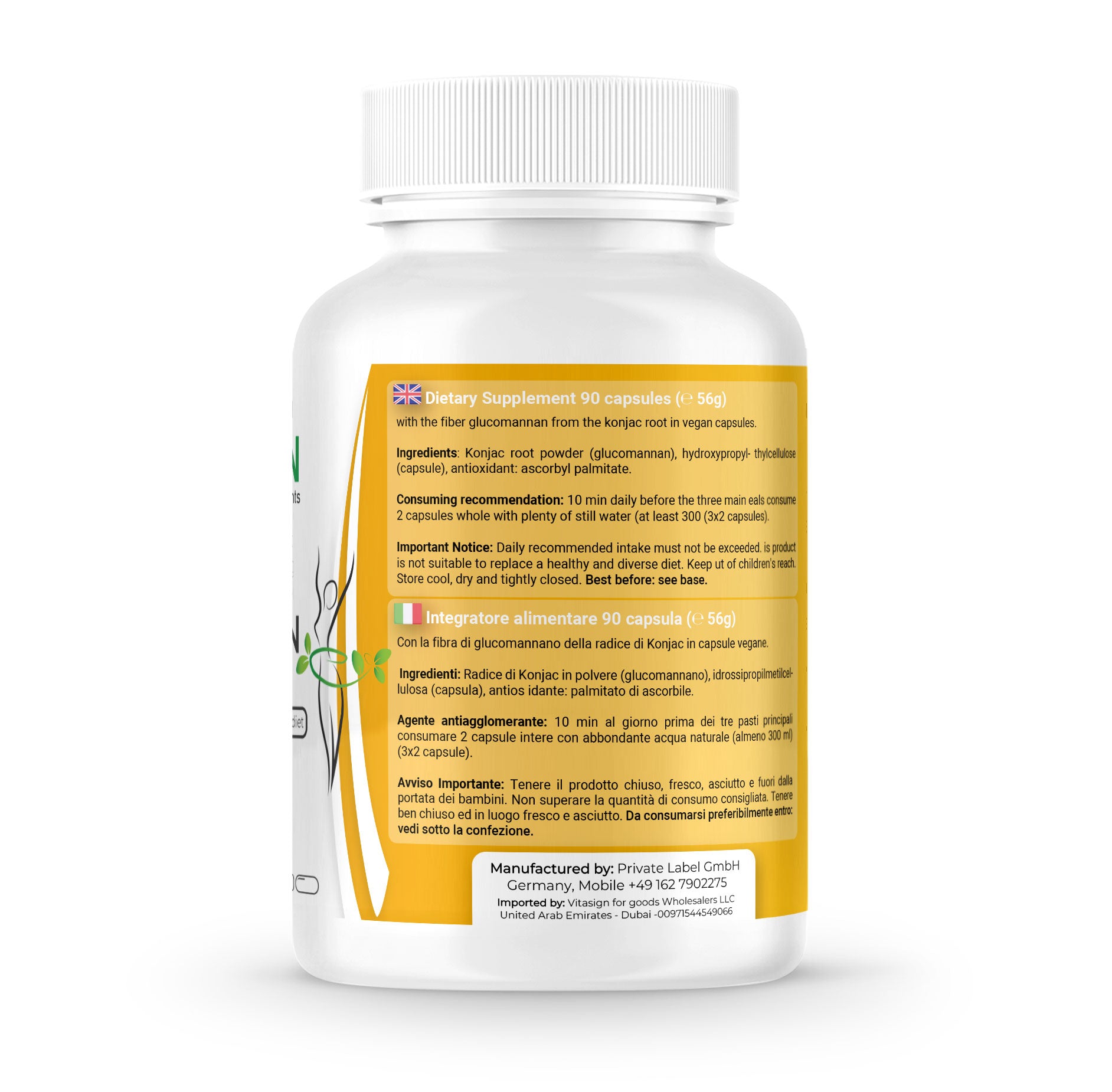 Glucomannan - Natural Konjac Root Fiber Supplement