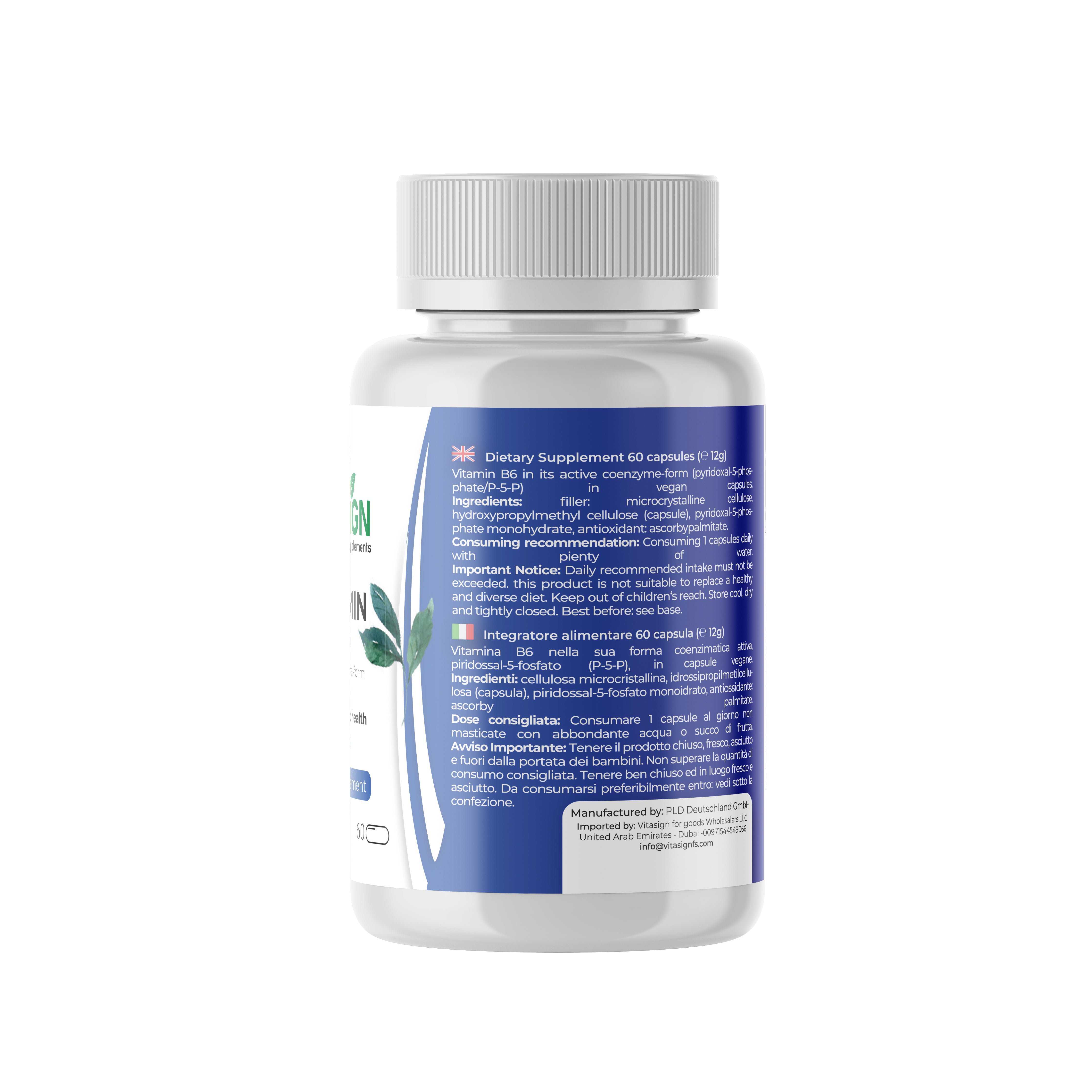 VitaSign Vitamin B6 – Active Coenzyme-Form P-5-P | Made in Germany ...